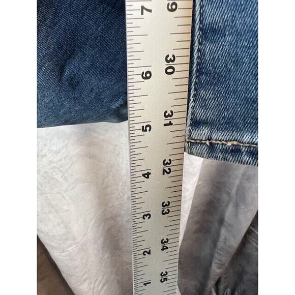 New Sz 25 Paige Flare Leg Blue Jeans Vintage Nordstrom y2k High Rise Bell Canyon - Picture 7 of 8